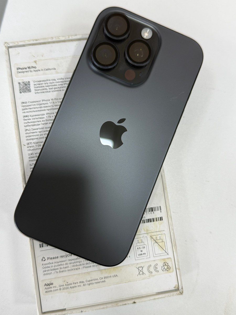 Apple iPhone 16 Pro Black Titanium 128GB/8GB — Smartfonlar, Sumqayıt (4)
