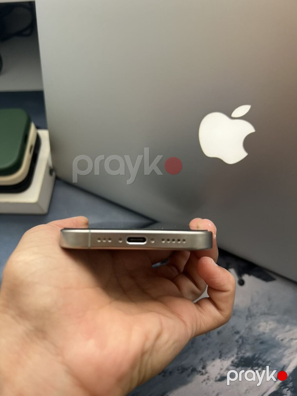 IPhone 15 Pro, Gümüşü, Face ID — Apple iPhone, Bakı (4)