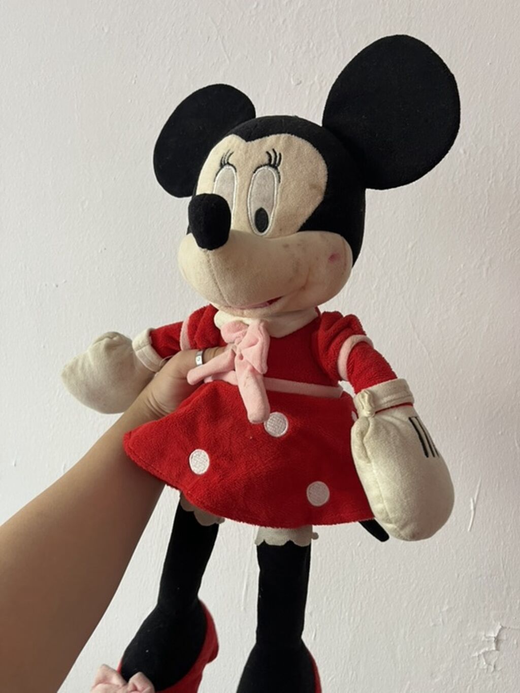 Yumşaq oyuncaqlar - Qırmızı ürək formalı yumşaq oyuncaq - Minnie — Yumşaq oyuncaqlar, Bakı (3)