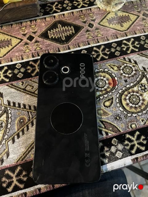 Poco C50, 128 GB, rəng - Qara, Simsiz şarj