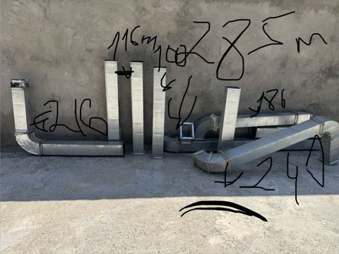 Havalandırma kanal sistemi – sinklənmiş metal (qalınlığı təxmini — Digah