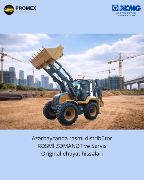 Ekskavator-yükləyici XCMG XC8-3570, 2026 il — Bakı