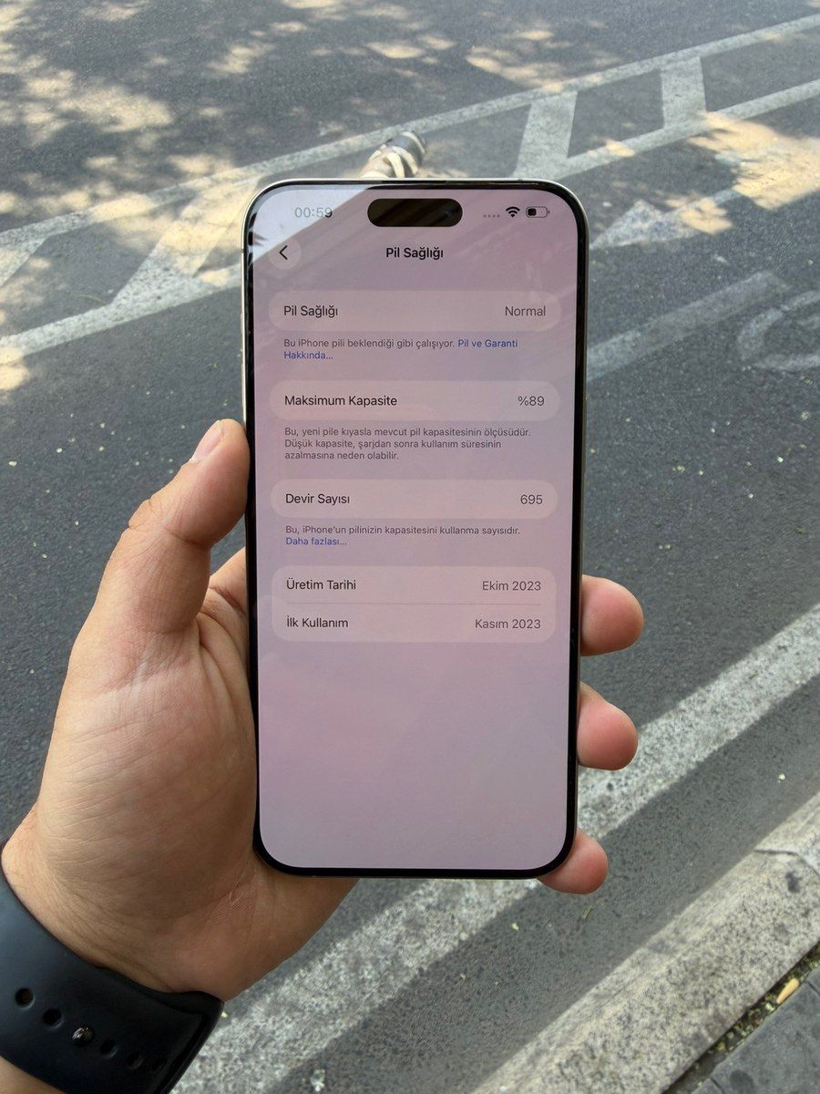 Apple iPhone 15 Pro Max Natural Titanium 256GB/8GB — Smartfonlar, Bakı (6)