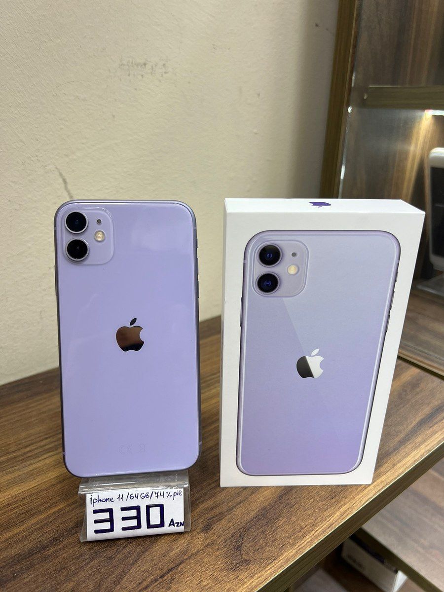 Apple iPhone 11 Purple 64GB/4GB — Mallar, Bakı
