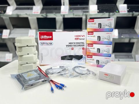 Dahua WizSense HDCVI Kamera Dəsti (CCTV Set) — Bakı