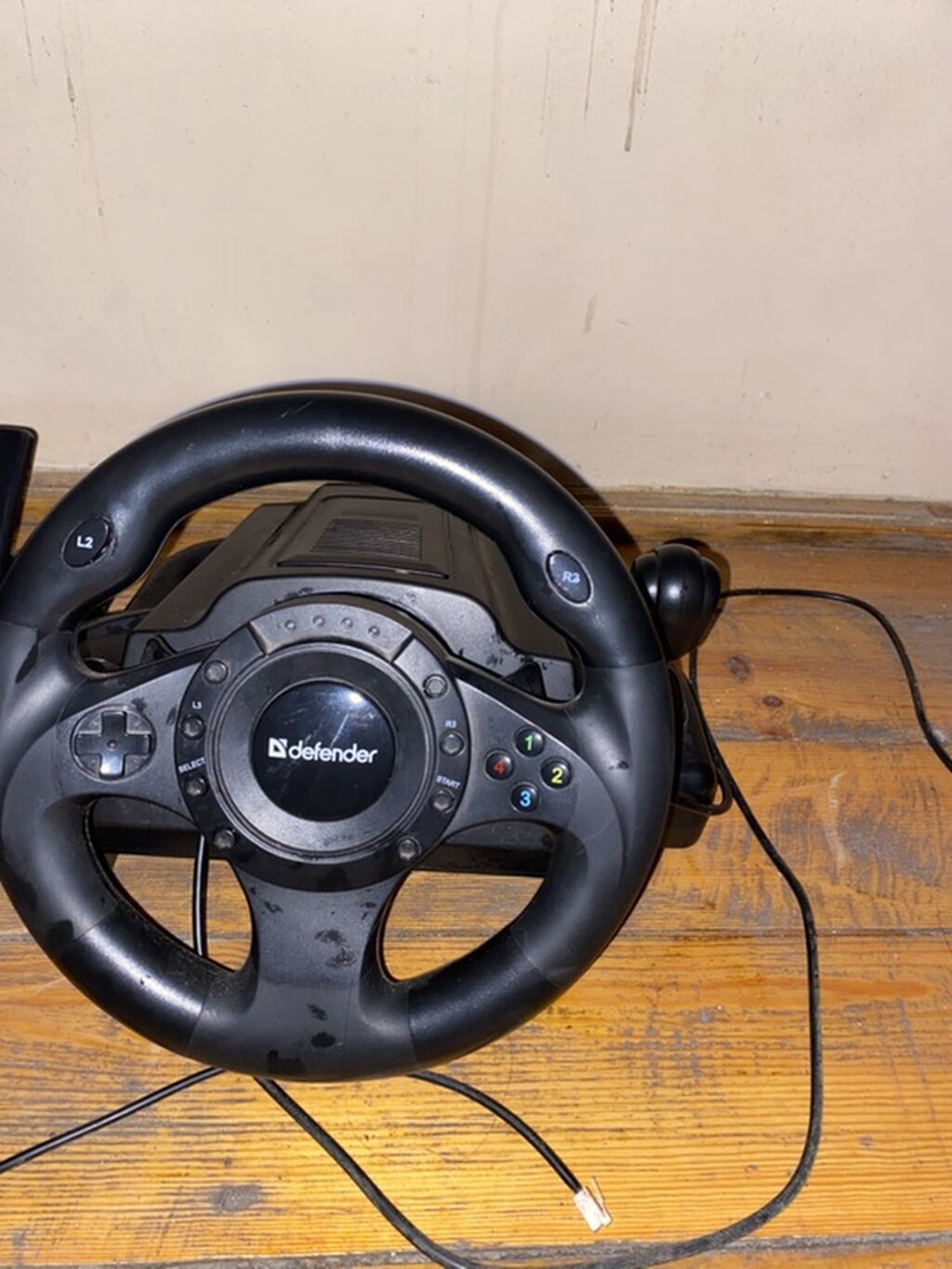Defender oyun sükan seti – sükan, ötürmə qolcuğu və pedallar - — Elektronika, Ucar