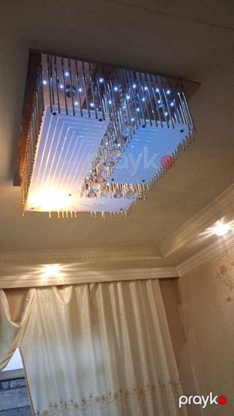 Çılçıraq, 10 və daha çox lampa, Metal