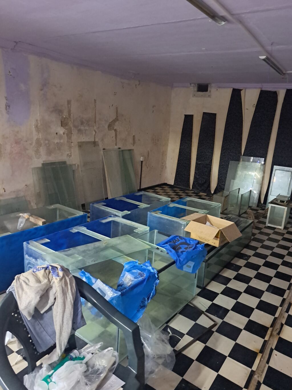 Dördbucaq akvarium, Boş, 100 l, Ünvandan götürmə — Heyvanlar, Bakı (3)