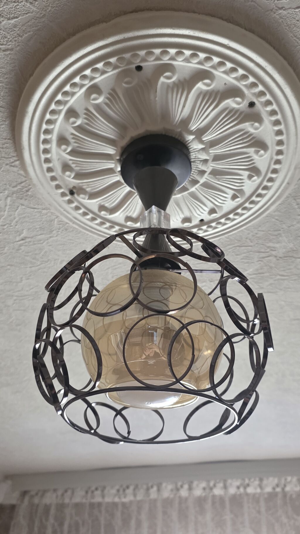 Çılçıraq, 1 lampa, Metal — İşıqlandırma, Quba