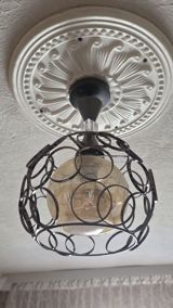 Çılçıraq, 1 lampa, Metal — İşıqlandırma