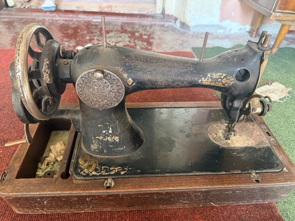 Antik Singer tikiş maşını - Brend: The Singer Manufacturing Co. - — Mallar, Bakı (2)