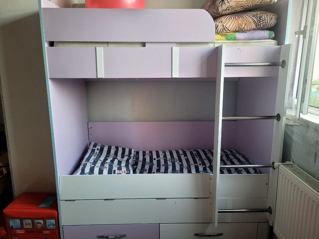 Qız üçün, İşlənmiş, Çarpayı, Matras ilə, Siyirməli — Mebel, Bakı