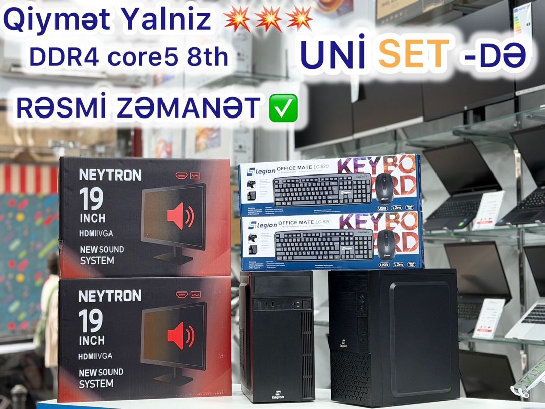 Masaüstü dəst Core5 DDR4 — Masaüstü kompüterlər, Bakı