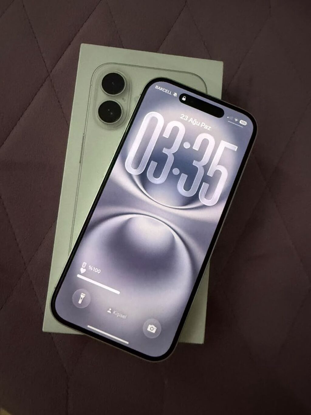 IPhone 16, 256 GB, Ağ, Face ID — Apple iPhone, Sumqayıt