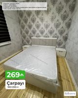 Çarpayı – 160×200 sm - Mexanizm: açılmayan, bazasız - Dəst: 1 ədəd — Mebel