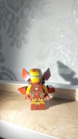 LEGO üslubunda Iron Man minifiquru - Qırmızı-sarı zireh dizaynı — Alixan — Oyun və oyuncaq