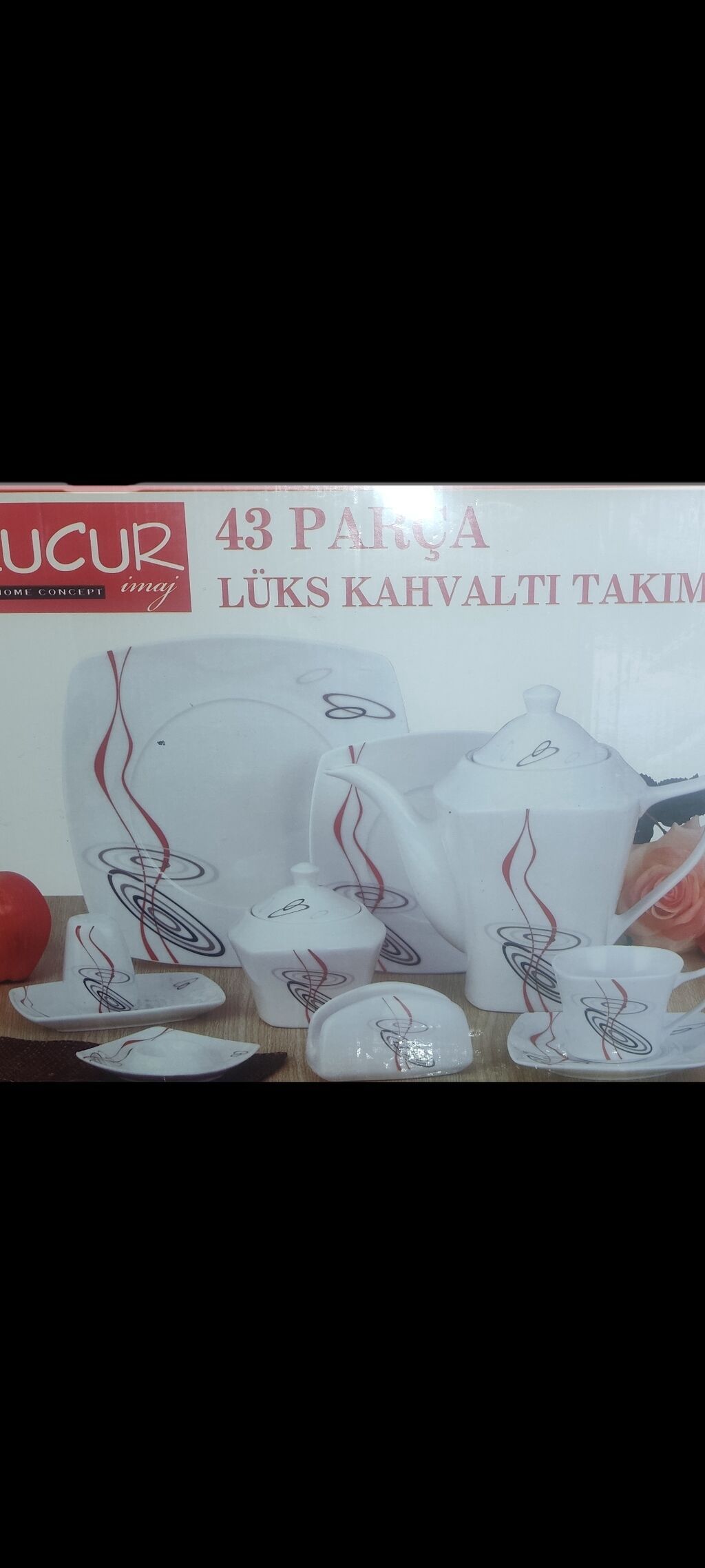 Nahar dəsti, Farfor, 6 nəfərlik, Türkiyə — Mallar, Bakı (5)