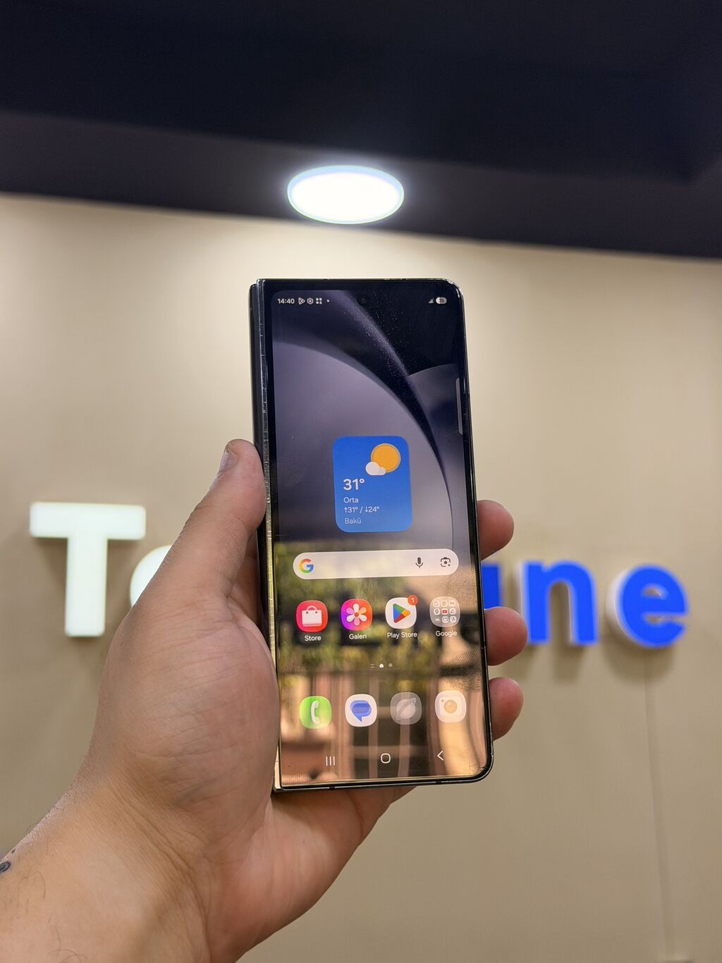 Samsung Galaxy Z Fold 5, 256 GB, rəng - Qara, Zəmanət, Kredit, Sensor — Samsung, Bakı (6)