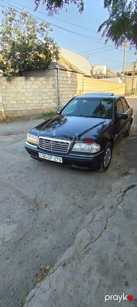 Mercedes-Benz C-Class W202 sedan - Kuzov: qara rəng, 4 qapı, orijinal — Gəncə