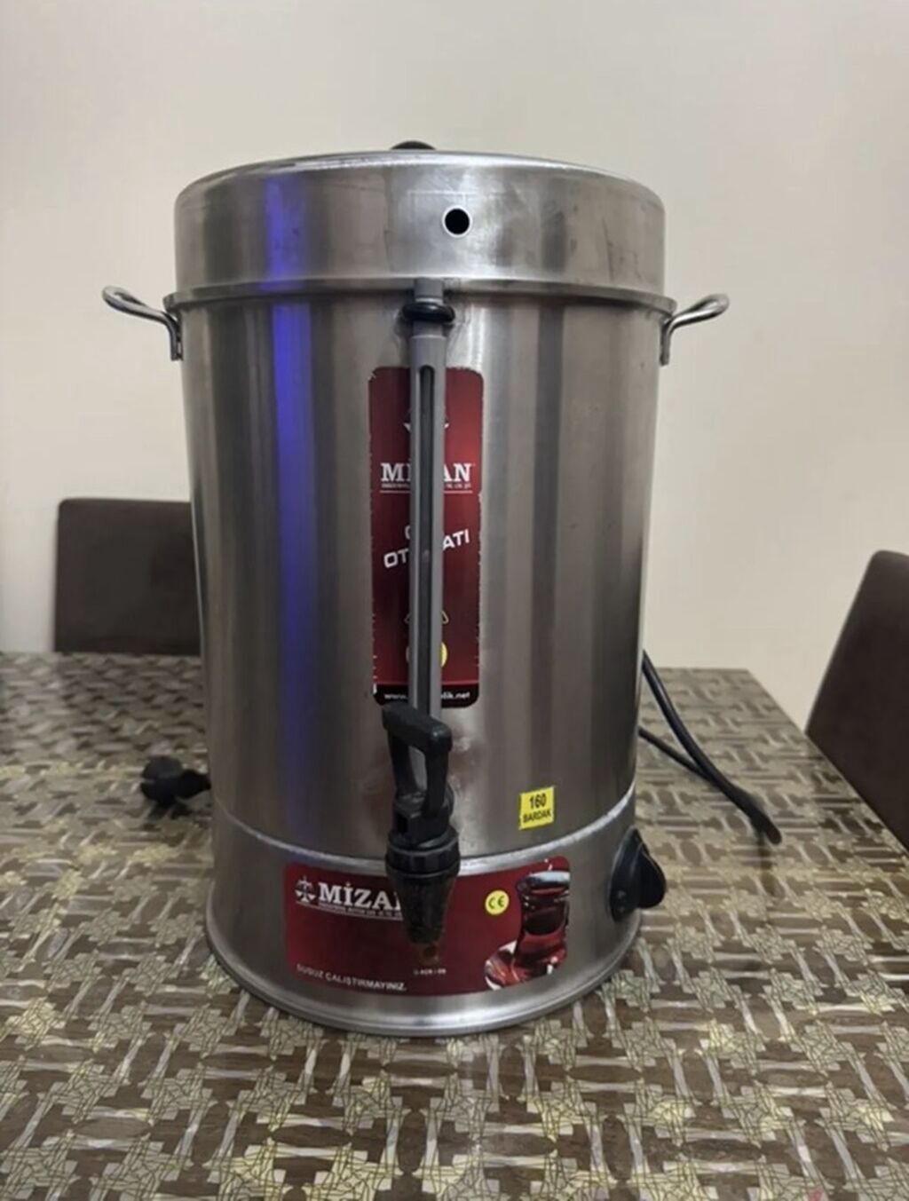 14 litr su tutumu Mizan markalı elektrikli samovar/çay dəmləyən aparat — Samovarlar, Bakı