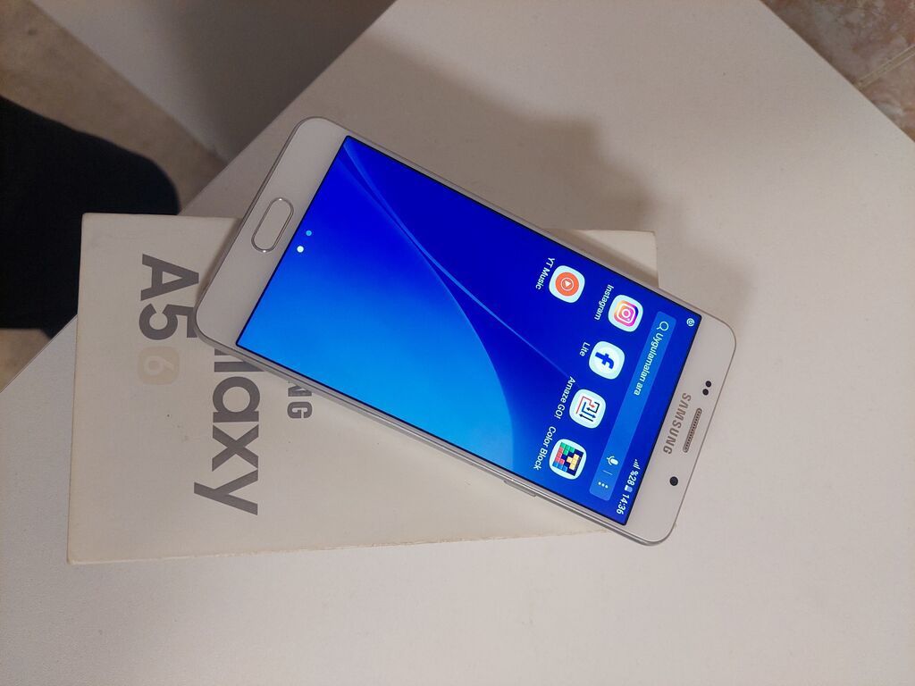 Samsung Galaxy A5 2016, 16 GB, Zəmanət, Sensor, İki sim kartlı — Samsung, Bakı
