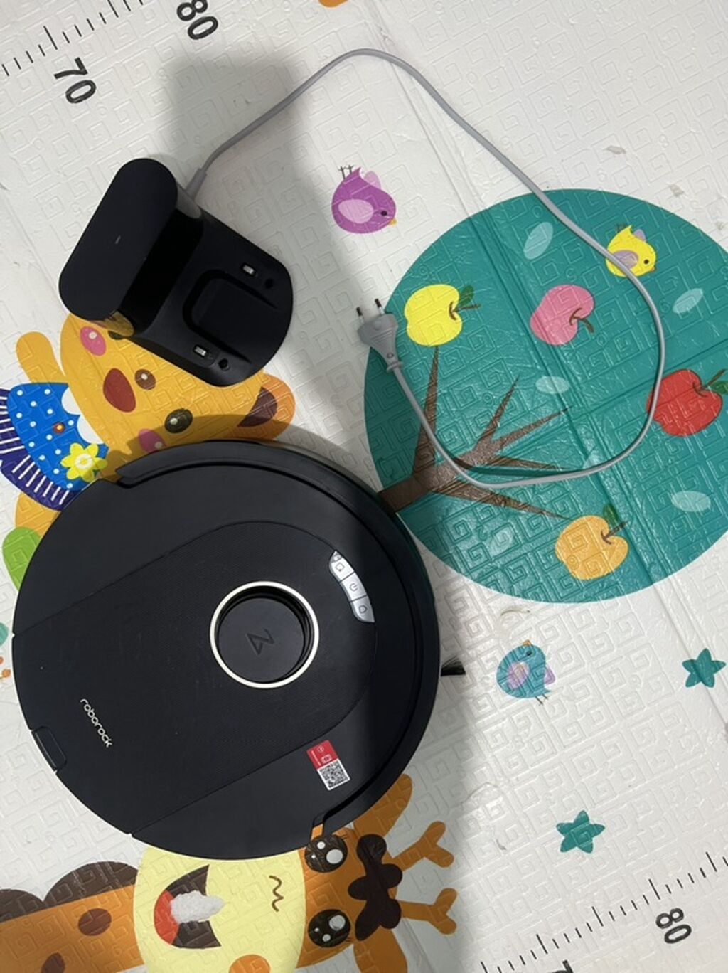 Roborock robot tozsoran təqdim olunur. Dairəvi korpusa malik model