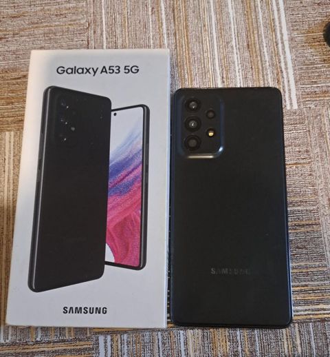 Samsung Galaxy A53 5G, 256 GB, rəng - Qara, Barmaq izi