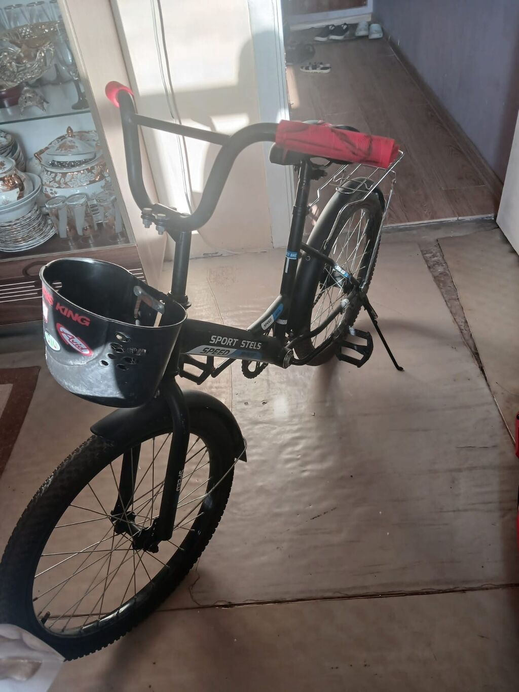 Uşaq/yeni başlayanlar üçün BMX tərzli velosiped - Rəng: qara, qırmızı — Uşaq velosipedləri, Bakı (4)