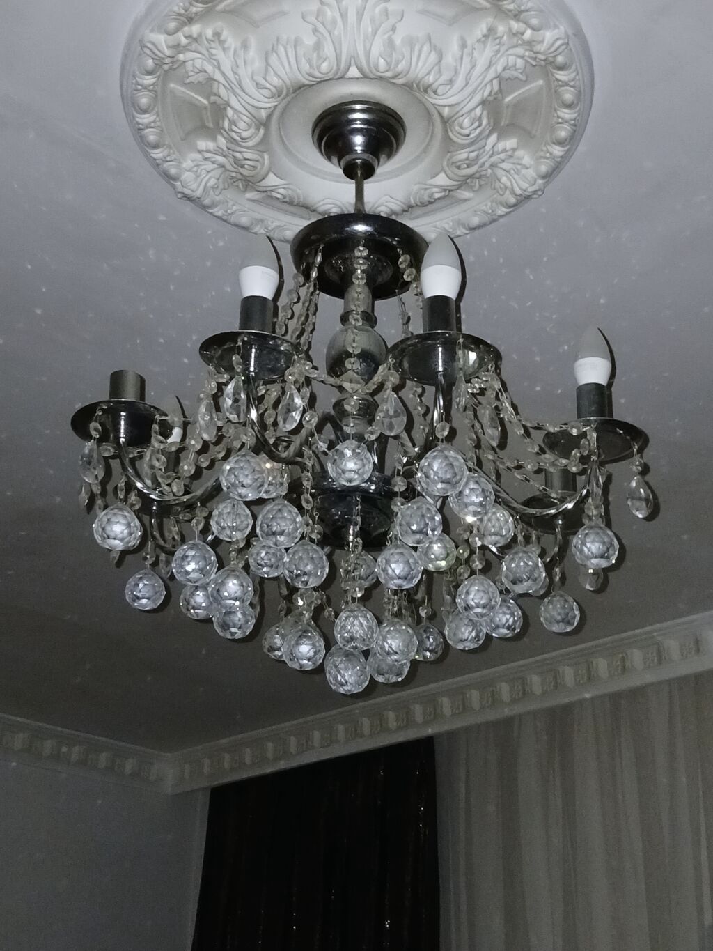 Çılçıraq, 6 lampa, Metal