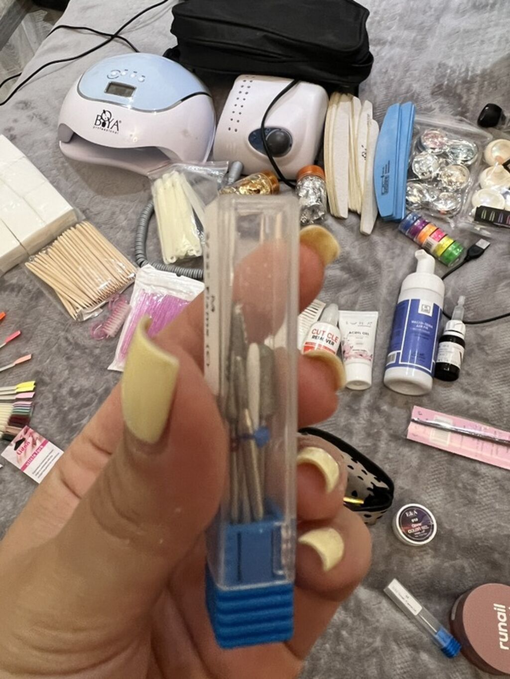 Peşəkar manikür/pedikür üçün tam dəst Dəst tərkibi: - UV/LED lampa — Gözəllik və sağlamlıq, Bakı (8)