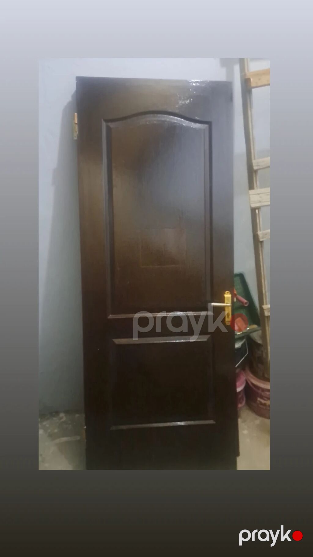 Qonaq otağı üçün İşlənmiş Otaq qapısı 90x205 sm Zamok ilə, Zəmanətli, Ünvandan götürmə — Mallar, Digah (2)