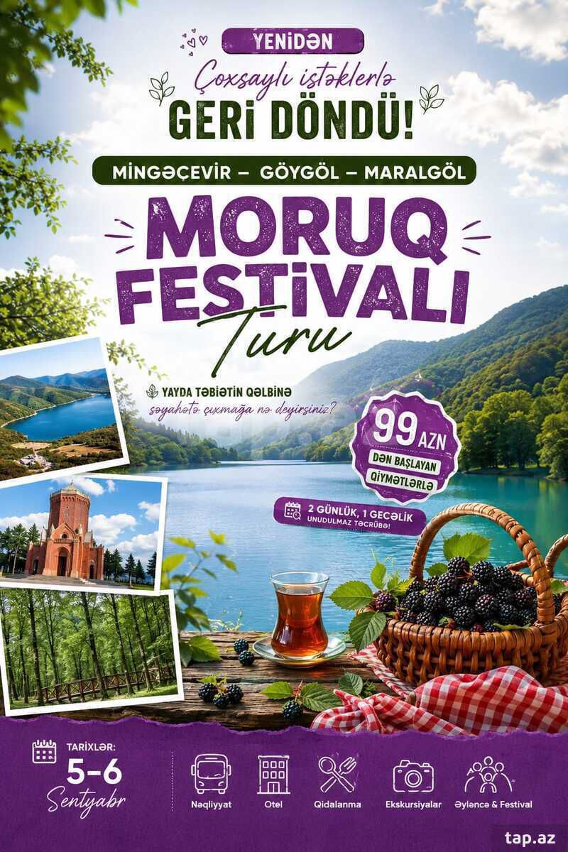 Mingəçevir-Göygöl turu — Mallar, Bakı