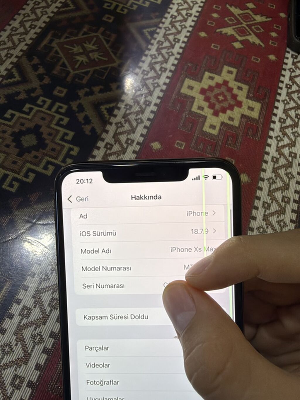 IPhone Xs Max, 256 GB, Qızılı, Zəmanət, Face ID, Sənədlərlə — Apple iPhone, Bərdə (5)