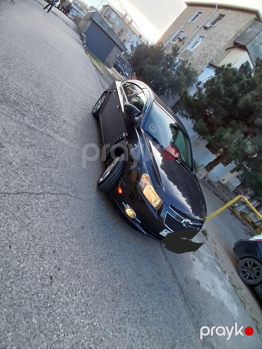 Chevrolet Cruze sedan - Kuzov: qara rəng, aerodinamik body-kit və — Avtomobillər, Sumqayıt (3)