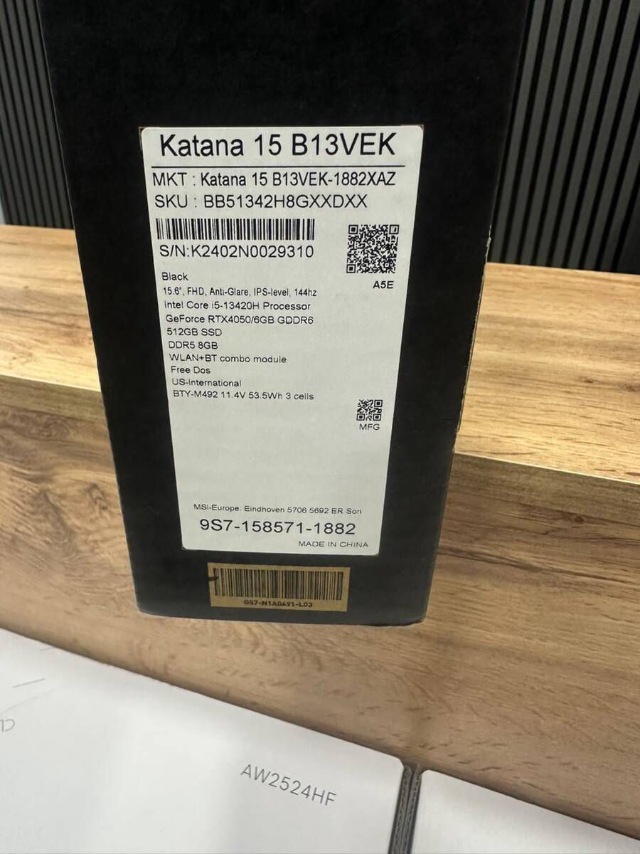 Noutbuk MSİ Katana 15 B13VEK — Elektronika, Bakı (2)