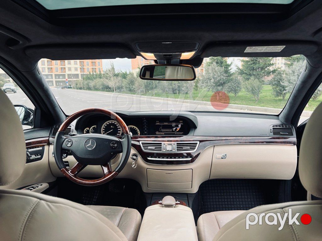 Mercedes S 550, 5.5 L, 2008 il, 232 000 km — Avtomobillər, Bakı (9)