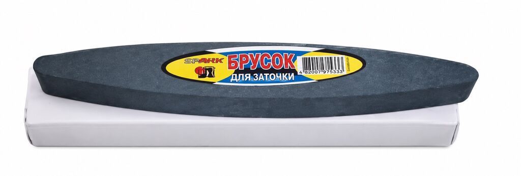 Bıçaq itiləmə daşı – Spark markası. Uzunsov ellips formalı daş, rahat — Alətlər, Qobu