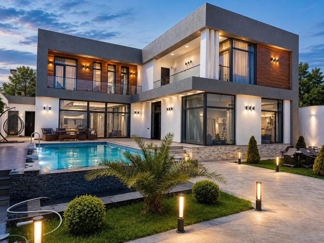 İcarəyə verilir 5 otaqlı həyət evi/bağ evi 420 m² — Ev, villa, Bakı (3)