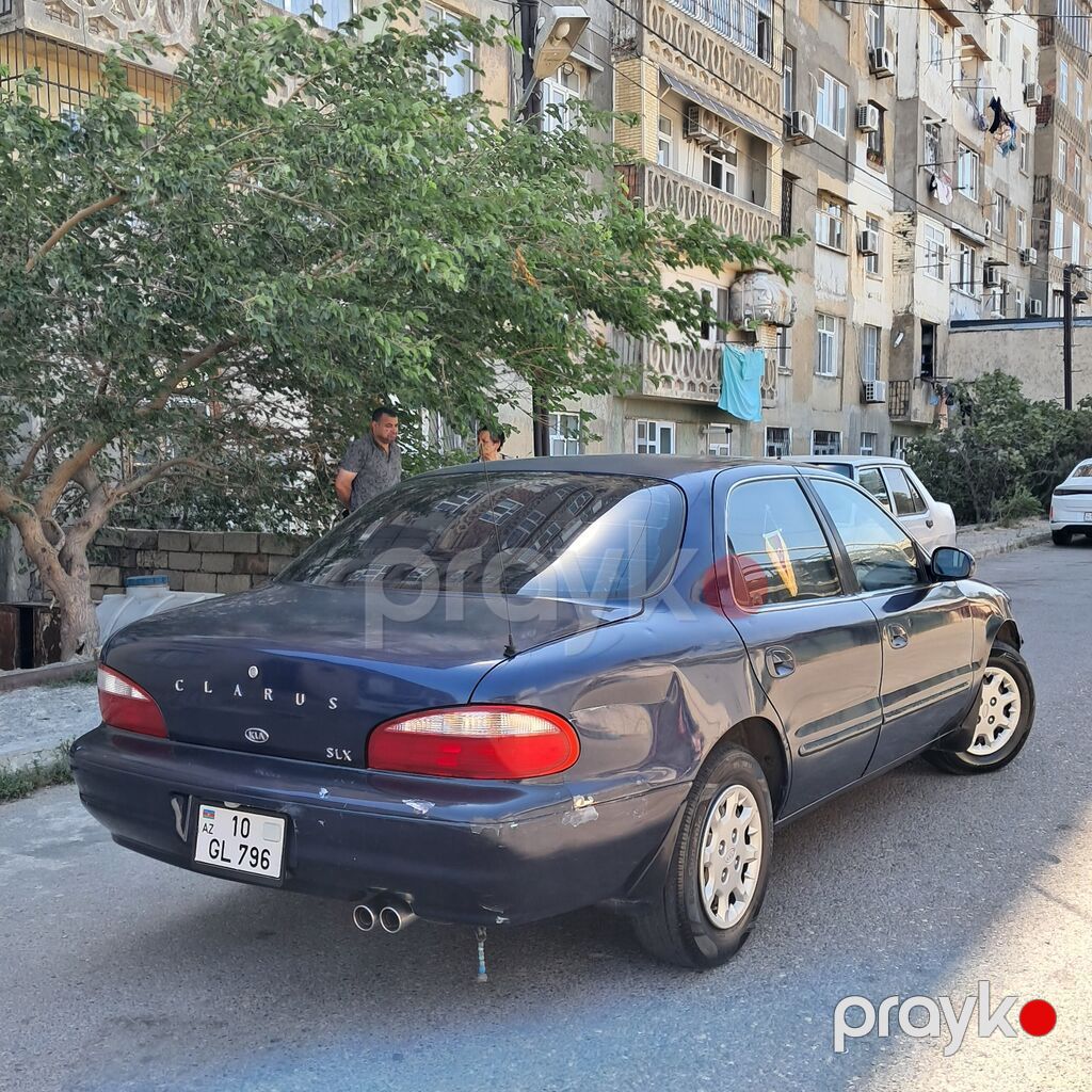 Kia Clarus SLX sedan Maşında qətiyyən yağ yemə yoxdur karopka ideal 10-GL-796 — Avto, Bakı (6)