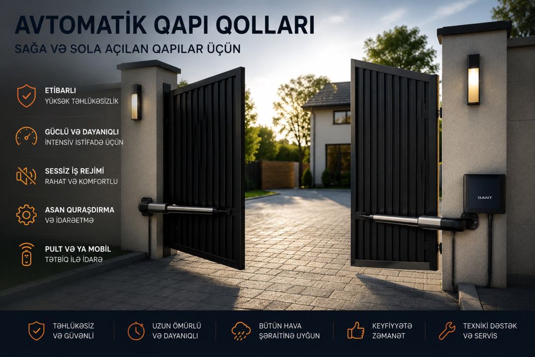 Avtomatik qapı qolları — Mallar, Bakı