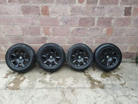 4 ədəd komplekt təkər və disklər - Disklər: 15" BMW loqolu, çoxşüalı