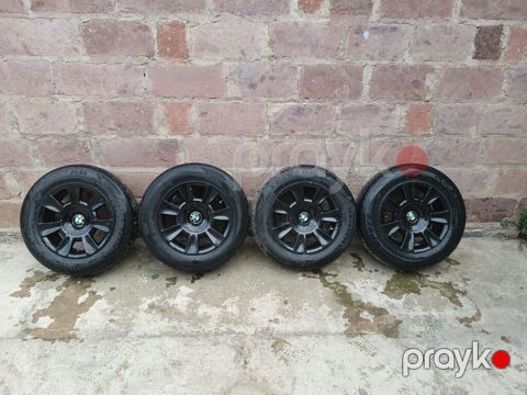 4 ədəd komplekt təkər və disklər - Disklər: 15" BMW loqolu, çoxşüalı — Gəncə