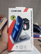 Canyon WS-304 Simsiz Şarj Stansiyası - 3‑də‑1 şarj: eyni anda — Poverbanklər