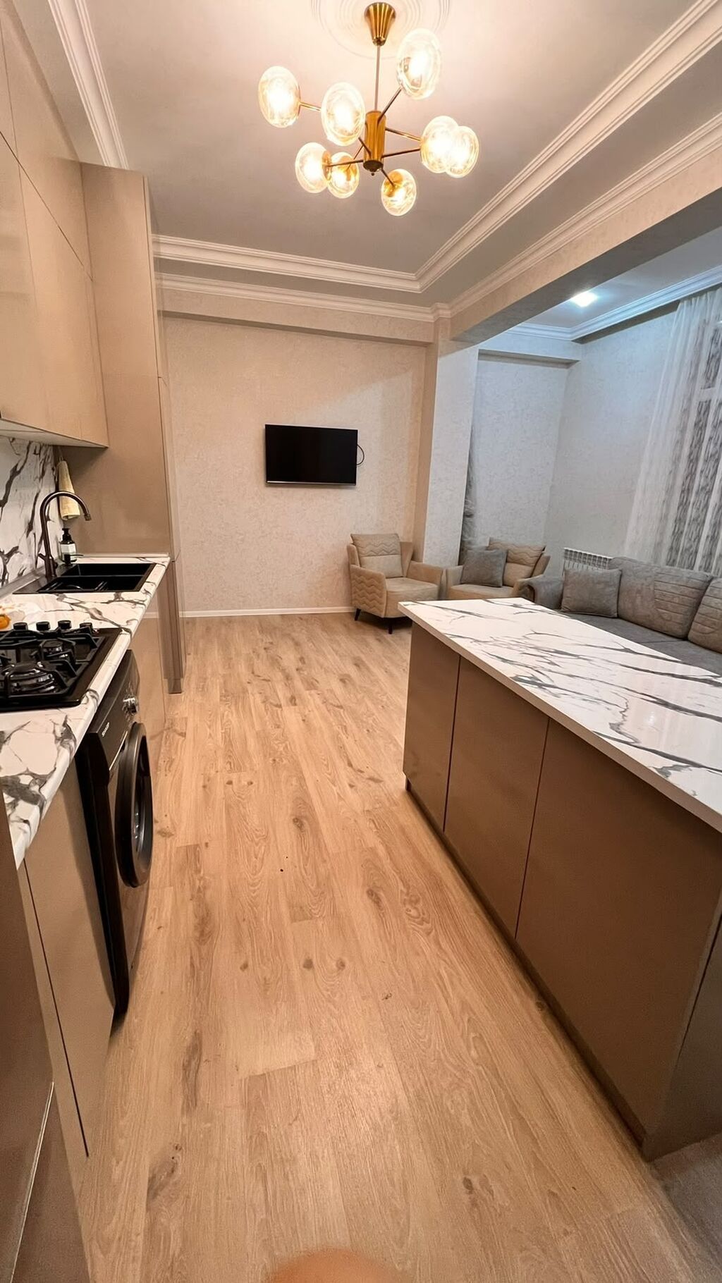 3 otaqlı, Yeni tikili, 86 kv. m — Daşınmaz əmlak, Saray (10)