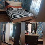 Yatağ Mebeli 330₼Satilir. Matras daxil. Baza yoxdu. Ünvan: Qobu. Ema🩶 — Furniture