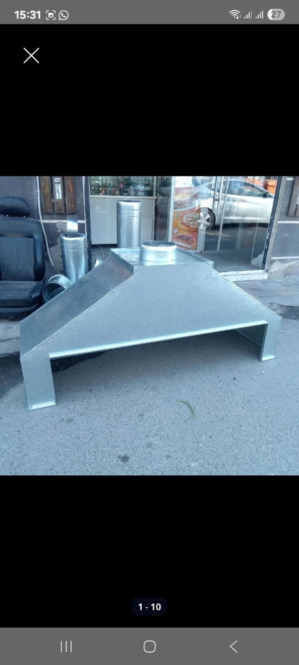 Sənaye tipli mətbəx aspirasiya başlığı (havalandırma kürəsi) - — Biznes və avadanlıq, Saray (9)