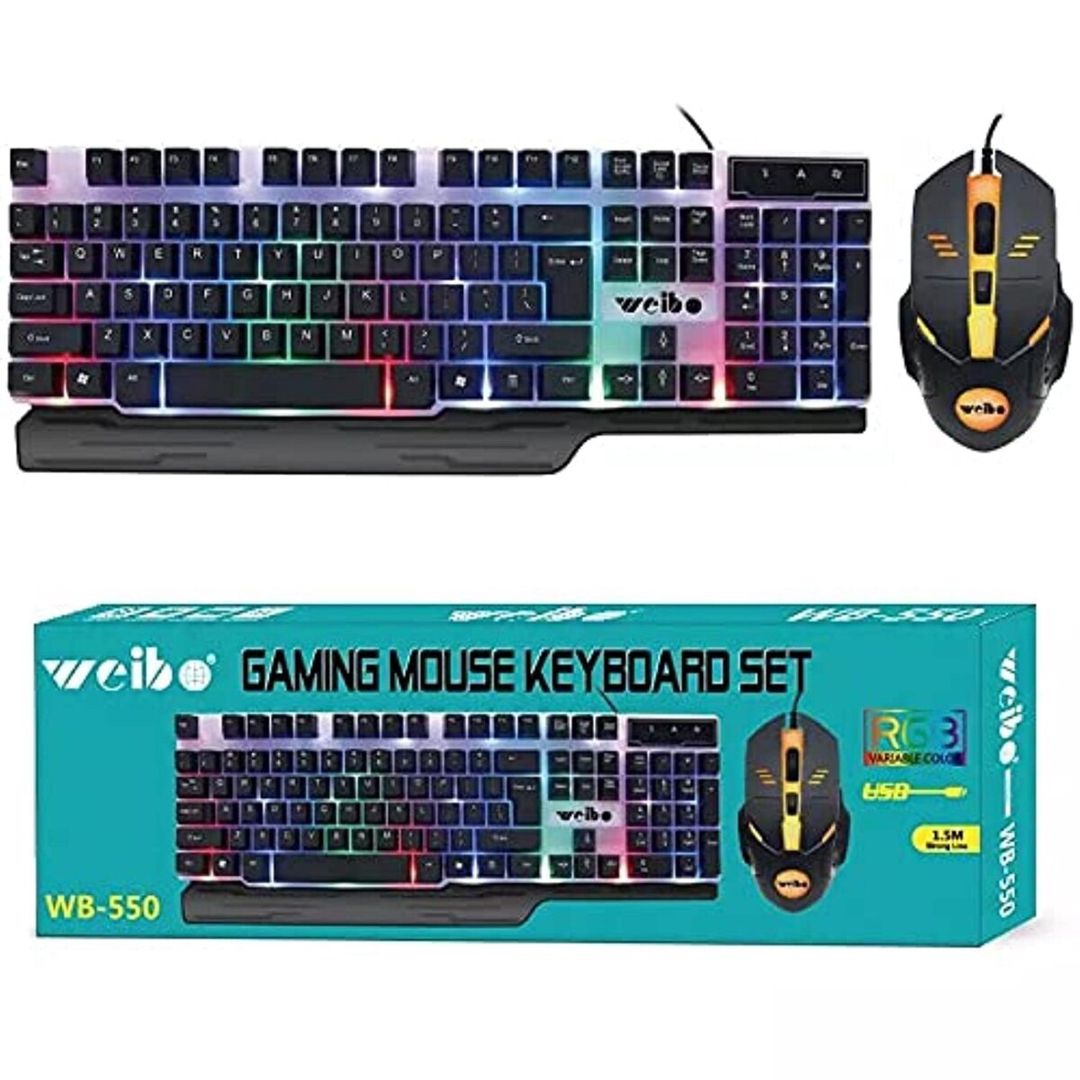 Klaviatura və kompüter siçanı Weibo WB-550 — Elektronika, Bakı