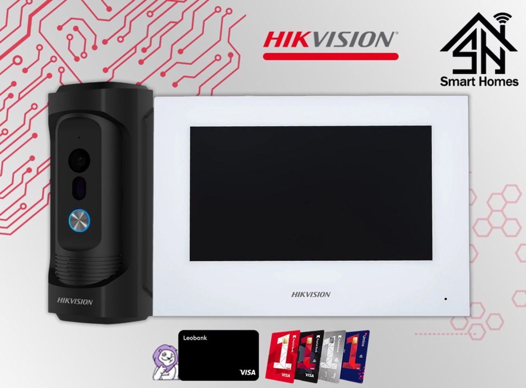 Hikvision 7 düymlük antivandal domofon dəsti — Təhlükəsizlik sistemləri, Bakı (2)