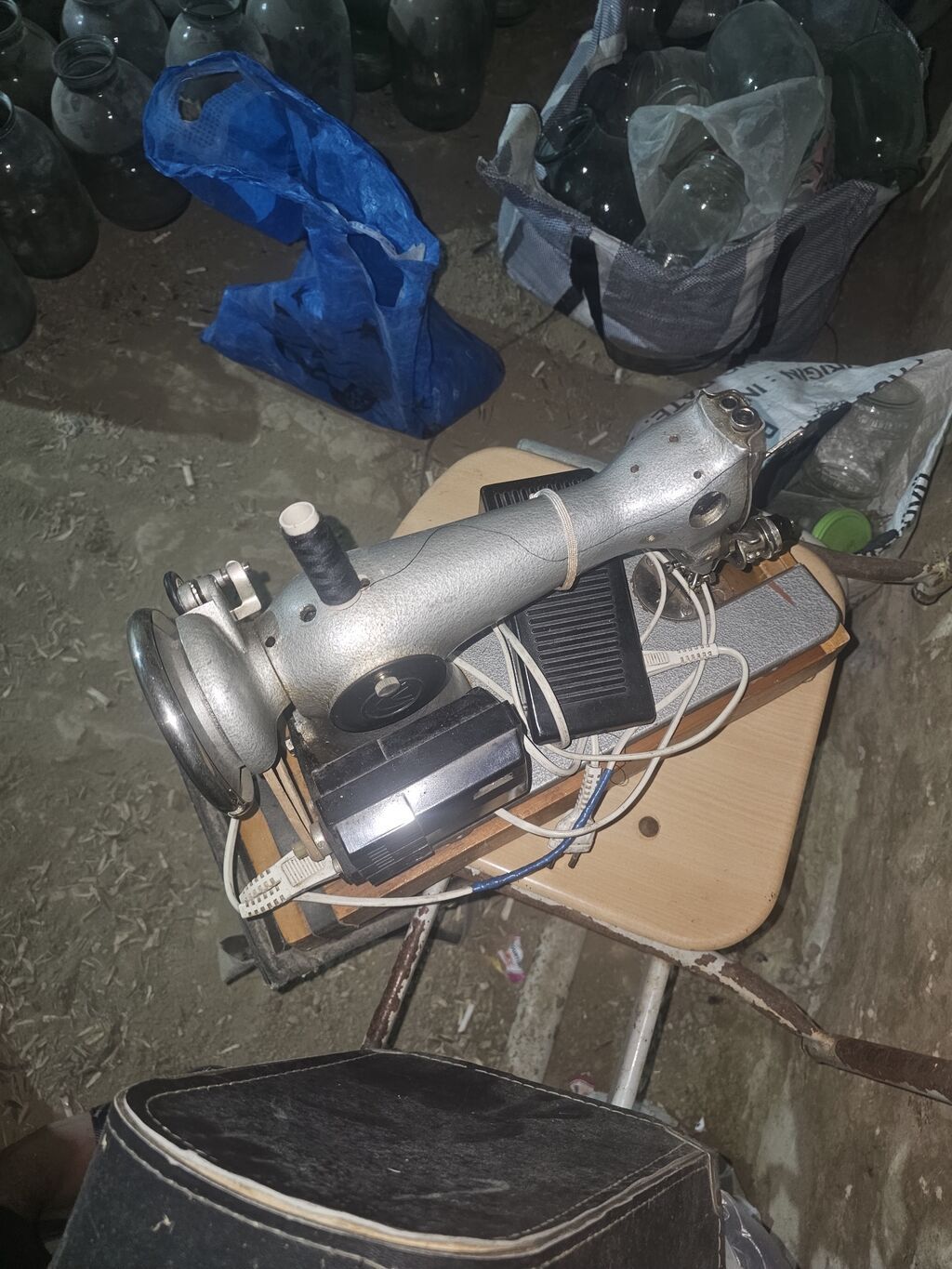 Elektrik tikiş maşını – portativ, mexaniki metal korpuslu model — Tikiş və işəmə maşınları, Digah (3)