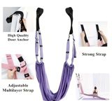 Qapıya Bərkidilən Aerial Yoga/Qamış Asqısı – Yaşıl rəng - İstifadə — Goods
